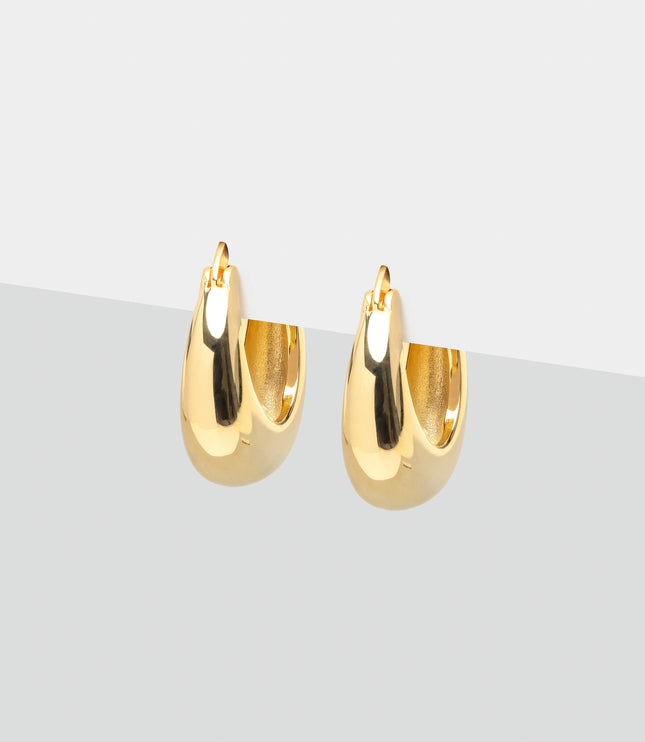 Xclusive Jewelry Earrings Hoop Earring Chunky Gold Hoop Earrings 1