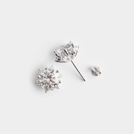 Xclusive Jewelry Earrings Stud Earring Crystal Star Silver Stud Earrings 1