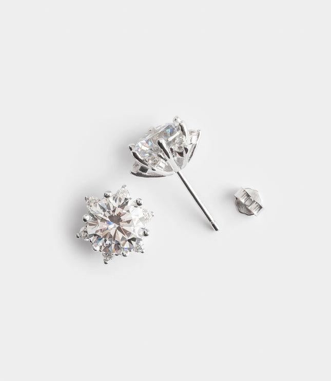 Xclusive Jewelry Earrings Stud Earring Crystal Star Silver Stud Earrings 1