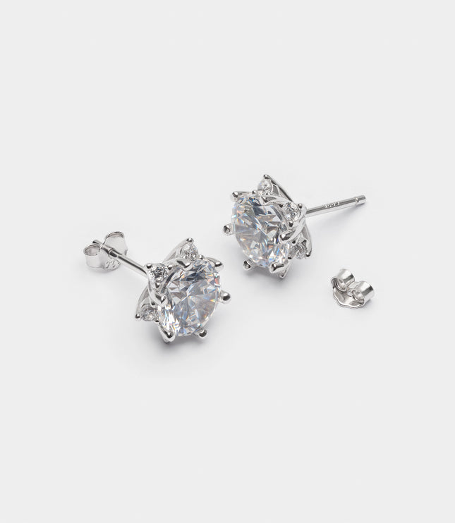 Xclusive Jewelry Earrings Stud Earring Crystal Star Silver Stud Earrings 2