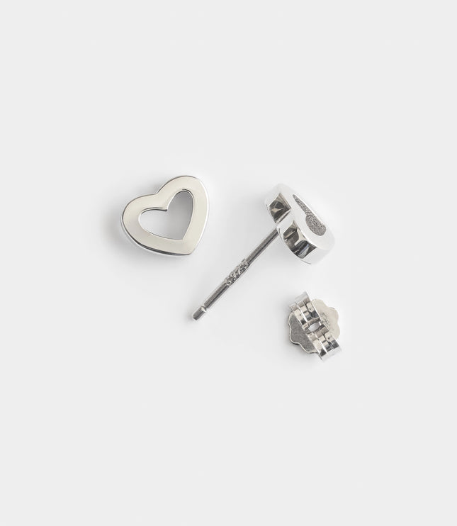 Xclusive Jewelry Earrings Stud Earring Silver Heart Stud Earrings 1